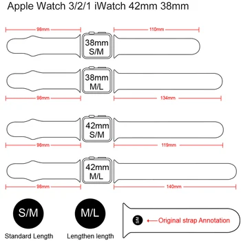 Minkšto Silikono Watchband Apple Watch Band 6 Serijos SE 5 4 3 2 1 44MM 40MM Guminis Dirželis iWatch skaičius 4/5 42MM 38MM Apyrankė