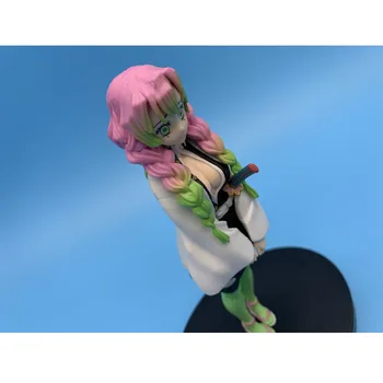 Mitsuri Kanroji Pav 16cm PVC Balta Demon Slayer Statulėlės Anime Veiksmų Figuras Kimetsu Nr. Yaiba Kolekcines Modelis Lėlės, Žaislai