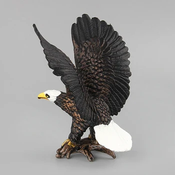 Modeliavimo Pelėda-Paukštis Gyvūnų Modelio Statulėlės Vaikų Švietimo Žaislas Stalo Ornamentas