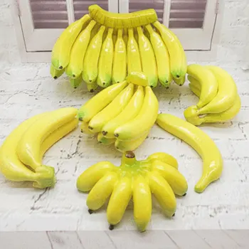 Modeliavimo Vaisių Modelio Foto Prop Dirbtinis Bananų Netikrą Imperatorius Bananų Plastiko Bananų Kekės, Juokinga, Žaislų, Vaisių Parduotuvėje Ekranas Gruodis