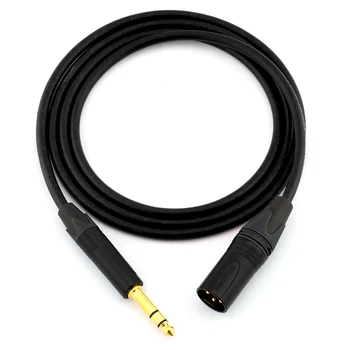 Mogami 2549 neutrik plug rankų darbo 6.35 mm xlr male garso kabelis TRS1/4