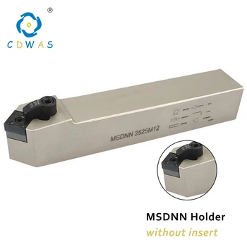 MSDNN1616H12 MSDNN2020K12 MSDNN2525M12 MSDNN Išorės Tekinimo Įrankio Laikiklis CNC Staklės, Pjovimo staklės Karbido Įdėklai SNMG120408