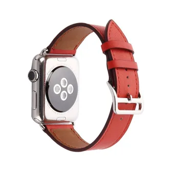 Natūralios Odos dirželis Apple watch band 42mm 38mm Iwatch series 5 4 3 2 1 riešo raiščių apyrankę watchband diržų Priedai
