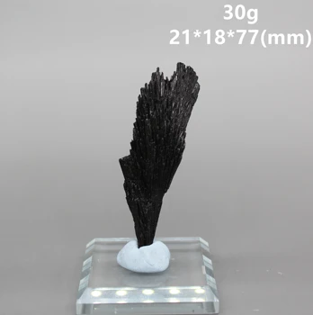 Natūralus adatos formos Brazilijos juodas turmalinas mineralinių egzempliorių akmenys ir kristalai kvarco kristalai Rough stone