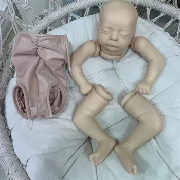 Naujas 19inch Lėlės Reborn Rinkinio Ka Lėlės Reborn Rinkinio Tuščią Dalys Tikroviška, Minkšta Liesti Švieži Spalva Reborn Baby Lėlės Rinkinys