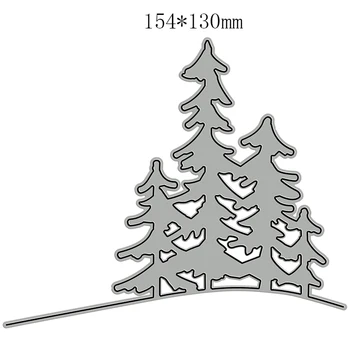 Naujas Kalėdų Alpių Medžių, Kalnų 2020 Metalo Pjovimo Štampai, skirti 