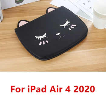 Naujas Mielas Animacinių filmų Katės Tablet Case for Ipad 4 Oro 2020 10.9 Atveju PU Odos, skirtas Apple IPad Oro 4th Gen A2325 A2072 A2316 A2324