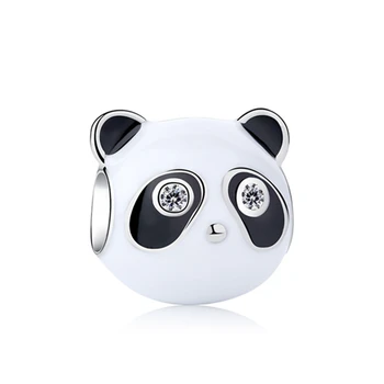 Naujas Mielas Panda Dramblys Star Granulių Pakabukas Tinka Originalus Pandora Žavesio Apyrankės Karoliai Lady 