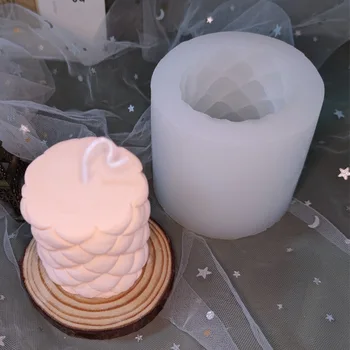 Naujas modeliavimas minkštas ramstis modeliavimo žvakė silikono formos 