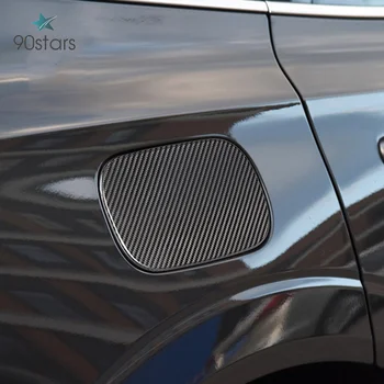 Nekilnojamojo Anglies Pluošto Naftos Dėžutės Dangtelis Automobilių Stilius Degalų Bako Dangtelio Apdaila Lipdukas Apdaila Volvo XC60 2018-2020 Automobilių Reikmenys