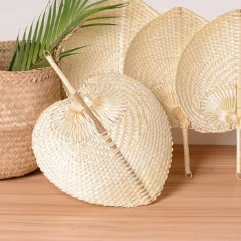 Nešiojamų Rankų Palmių Ventiliatorius Vasarą Uodų Kietas Rotango Ventiliatorius Namų Šaliai Dekoro