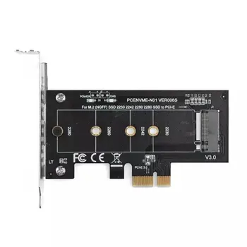 PCI-E 3.0 X1 M. 2 NVME Klavišą Lizdo Keitiklis Adapteris PCI Express Adapter Kortelių pagrindinio Valdiklio Išplėtimo Plokštę