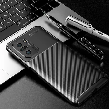 Plonas, Lengvas Silikono TPU Case for Xiaomi POCO F3 5G X3 NFC X 3 POKO F3 F 3 X3 Pro Šoko Įrodymą, Mobiliuoju Telefonu Maišelį Dangtis