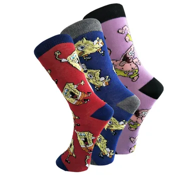 Pora kojinių Animacinių filmų anime rudens žiemos atsitiktinis įdomus kawaii moterų medvilnės kojinės komfortą kvėpuojantis juokingas kojines kawaii kojinės