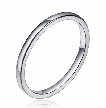 Pora titano plieno papuošalai pora žiedus, vyrai ir moterys, paprastas žiedas veidrodį veidą žiedas dovana