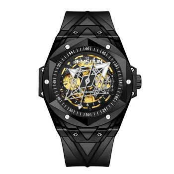 Prabangos Prekės ženklo Laikrodžiai vyriški Aukščiausios Kokybės Tuščiaviduris Mechaninė Automatinė vyriškų Laikrodžių Mados Tendencija Vandeniui Vyrų Laikrodis reloj