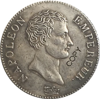 Prancūzija napoleono I 1806 2 Frankų monetų kopijos