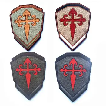 Raudonojo Kryžiaus Riteris Siuvinėjimo Pleistrai Emblemos Emblema karinės Armijos 10*7,6 cm Aksesuaras Kablys ir Kilpa Taktinis