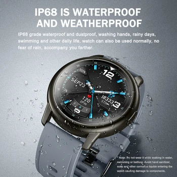 Roruite Vyrų Smart Watch 3 Full HD Touch Screen Sporto Treniruoklių IP68 Vandeniui Smartwatch Tinka Vyrams ir Moterims Huawei 