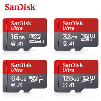 SanDisk Micro SD Kortelės, Atminties Kortelė 16GB 32GB 64GB 128GB 256 GB MicroSD Max 80M/s Uitra C10 TF kortelę C4 8G cartao memoria de