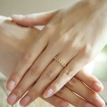 Seanlov Skanėstas White Crystal Nėrinių Žiedai Moterims Vestuvių Dalyvavimo Šalies Gražus Žiedai Aukso Spalvos Bižuterijos Bijoux
