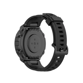 Silikoniniai Dirželiai Xiaomi Huami Amazfit T--Rex /T--Rex Pro Dirželis Watchband apyrankę de montre Correa de reloj pasek ar zegarka