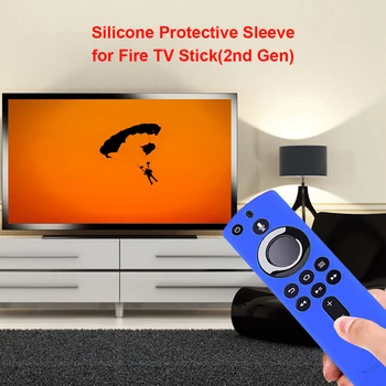 Silikono Atveju Apsauginis Dangtelis Odos Nuotolinio valdymo pultelis Dulkėms Raštas Rankovės Amazon Fire TV Stick 2nd Gen