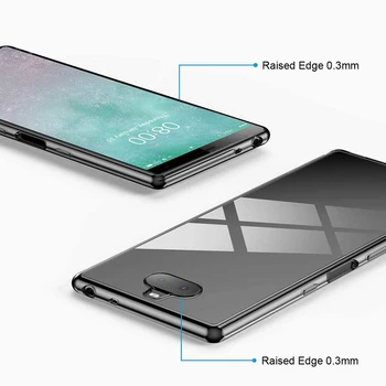 Skaidrus, atsparus smūgiams Galinio Dangtelio LG K40 / K12 Plius / X4 TPU Minkštas Crystal Clear Silikono Telefonas Atvejų