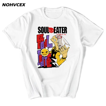 Soul Eater Vyrų T-Shirt Tees Vasarą Japonijoje Anime Atsitiktinis Mados Fitneso Trumpas Rankovės Prarasti Hip-Hop