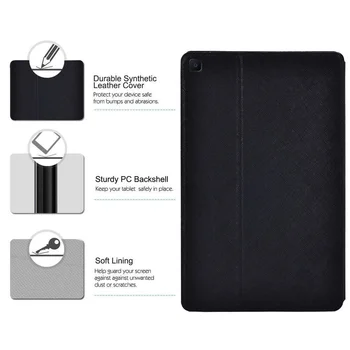 Tablet Case For Samsung Galaxy Tab S6 Lite P610/P615 10.4 Colių 2020 Astronautas Black 