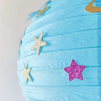 Undinė Tema Šaliai Dekoro Žvaigždė Žibinto Korpuso Gimtadienio Pagal Jūros Šalis Dekoro Undinėlė Baby Shower Prekes