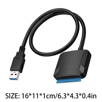 USB 3.0 Prie Sata Adapteris Keitiklis Kabelis USB3.0 Kietųjų Diskų Keitiklio Kabelį, Samsung WD Seagate 2.5 3.5 HDD SSD Adapteris
