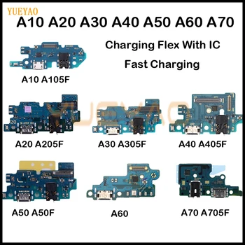 USB Charge Dock Board Charging Socket Connector Flex Cable For Samsung A10 A105F A20 A205F A30 A305F A40 A50 A505F A60 A605F A70