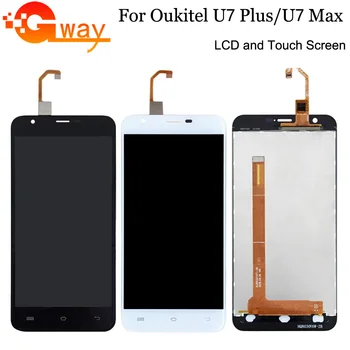 Už Oukitel U7 Plius LCD Ekranas Su Touch Screen Display Už Oukitel U7Plus /U7 Max LCD Tinka Android 7.0