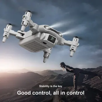 V9 Mini Drone 4k vaizdo Kamera 2.4 Ghz WiFi Fpv Drone Aukštis Išlaikyti Tranai, Sulankstomas RC Quadcopter Sraigtasparnis Žaislai, Dovanos