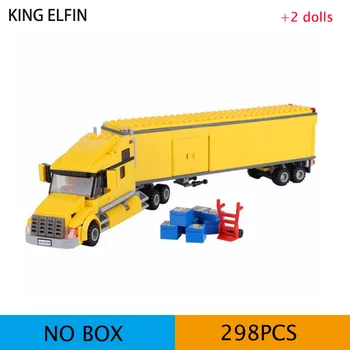 Vaikų žaislas automobilis 82026 geltonas sunkvežimio 180031 mažų dalelių dėlionė dėlionės žaislas 02036 gimtadienio dovana