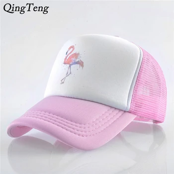 Vasaros Mados Flamingo Beisbolo Kepurės Vyrams Bžūp Stiliaus Moteris Skrybėlę Snapback Kvėpuojantis Akių Saulė Gorras Unisex Streetwear Kaulų