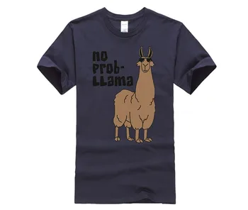 Vasaros vyriški t-shirt Pirkti Internetu Biure O Kaklo trumpomis Rankovėmis Ne Bū Lama Tee vyrų marškinėlius