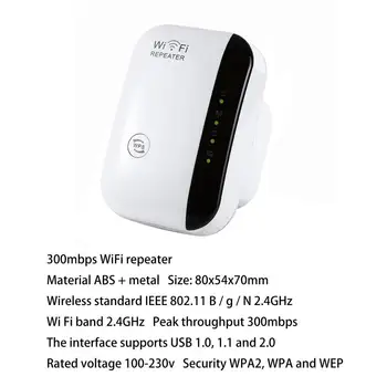 Wifi Kartotuvas Wifi Router Extender Ilgo Nuotolio Stiprintuvas 300mbps wi fi Repetidor Signalo Stiprintuvas Wireless Ultra padidinti Stiprintuvas