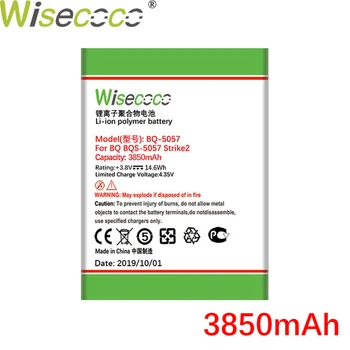 Wisecoco BQS5057 3850mAh Baterija BQ BQs 5057 BQS-5057-STRIKE, 2 Telefono Baterijos Pakeitimas + Sekimo Numerį