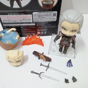 Witcher-ed 3 Laukinių Medžioti 907 Vilkas Geralt PVC Veiksmų Skaičius, Modelį, Žaislų, Dovanų Lėlės 10CM